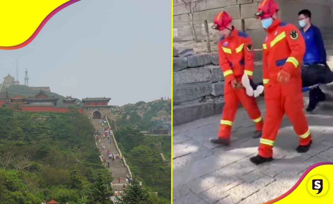 Vas a terminar como Bambi, ¿tú te subirías al monte Taishan?
