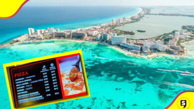 pizza en Cancún está carísima