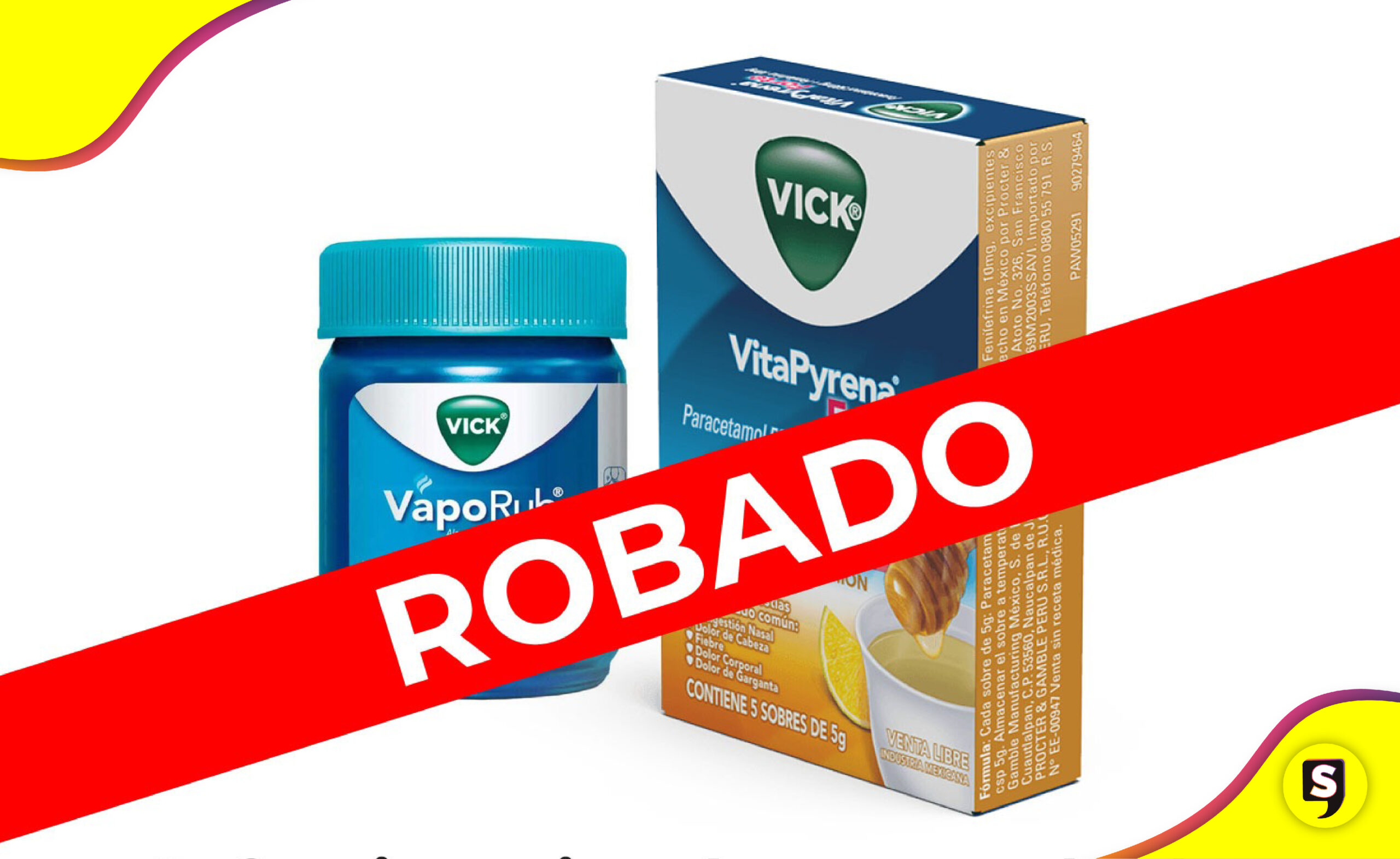 Cofepris robo de Vaporub y VitaPyrena