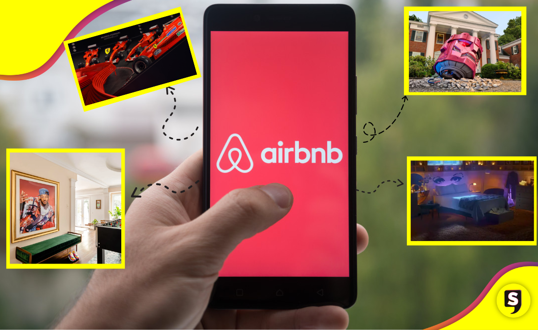 ¡Una locura!Tu serie favorita podría estar en Airbnb.