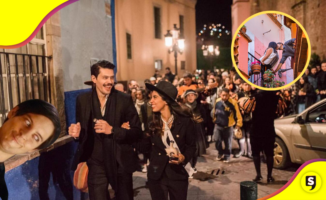 ¡Jálense solteros! La callejoneada más romántica llegó a Guanajuato .