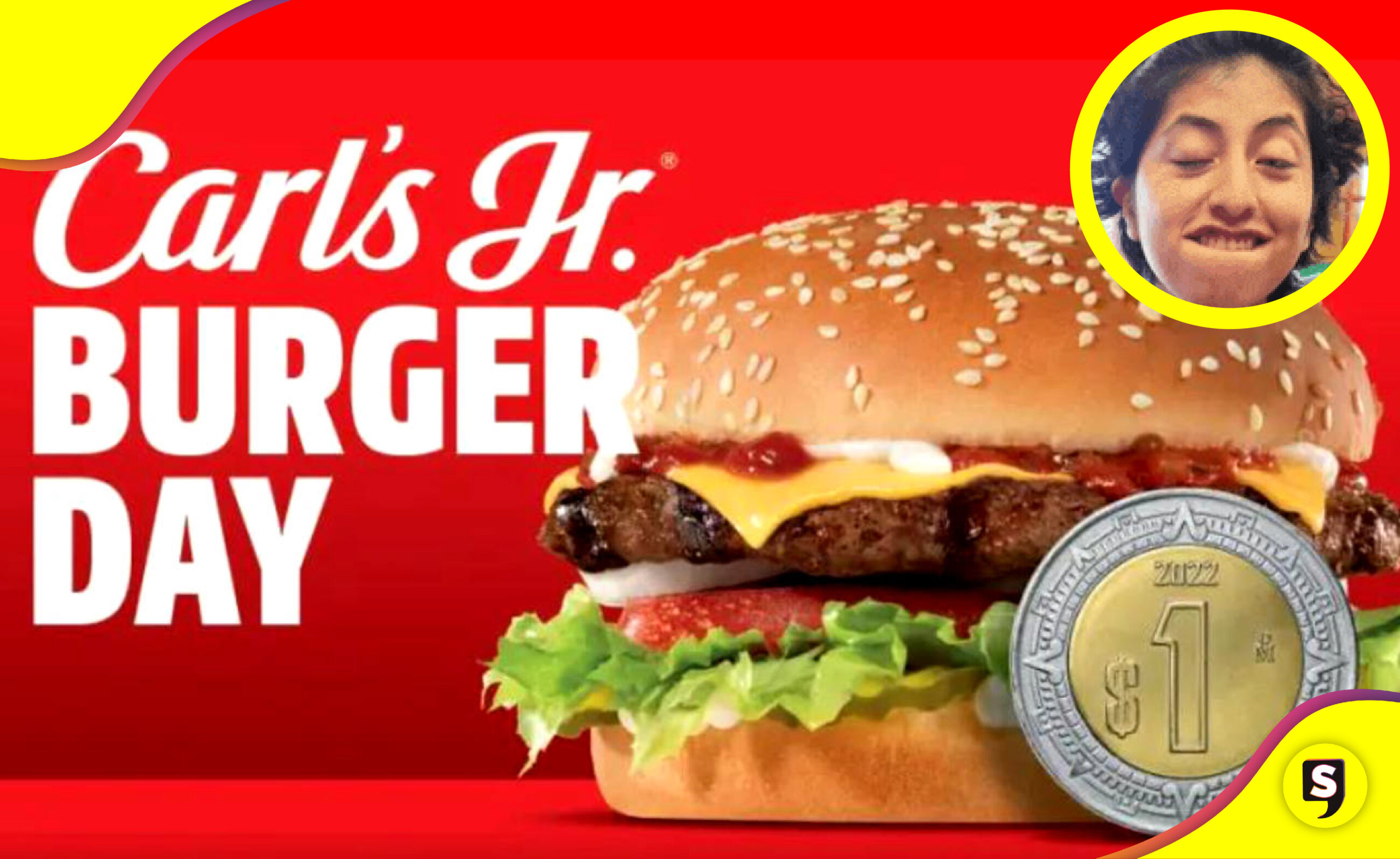Hamburguesas de 1 peso Carl’s