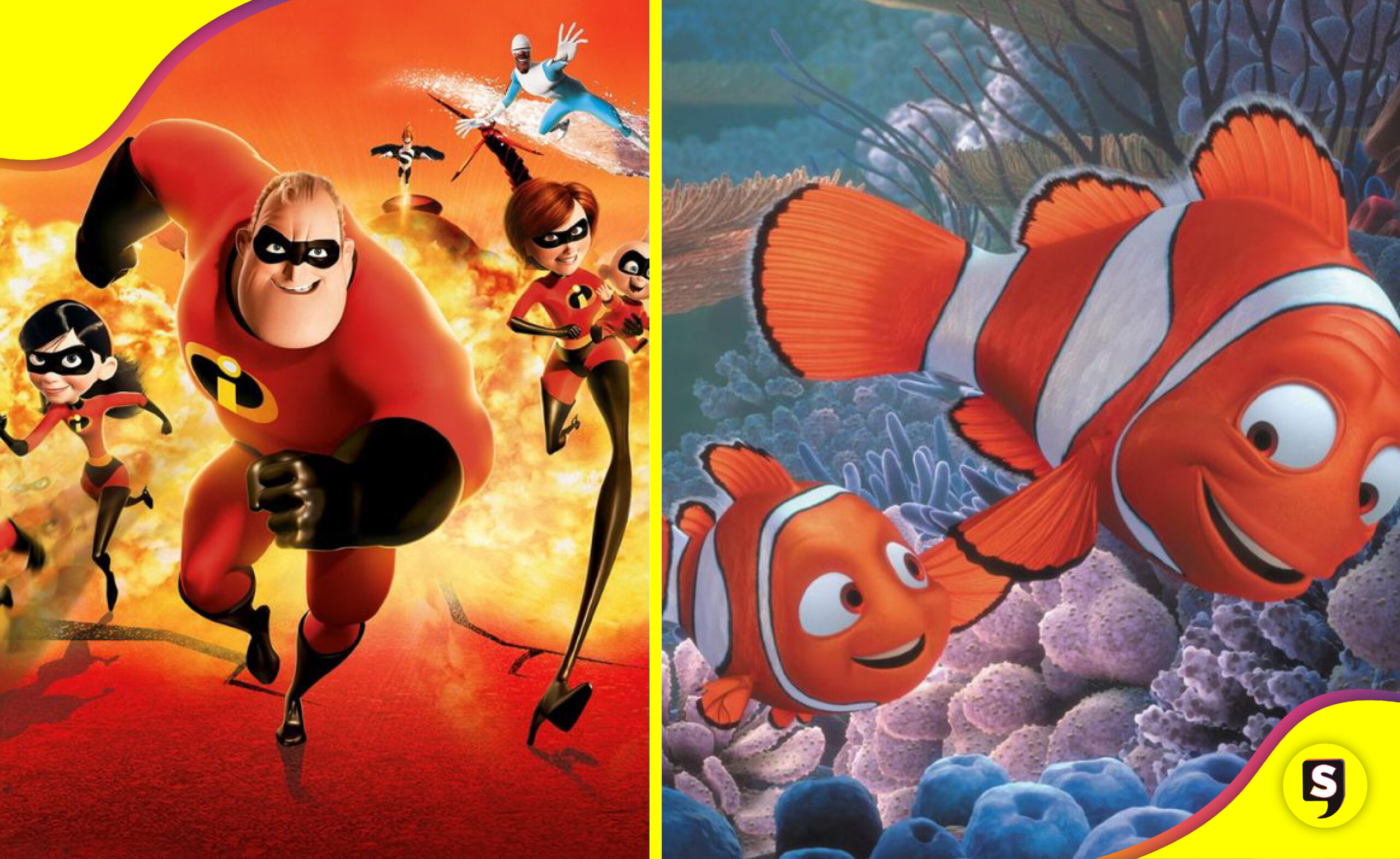 Pixar reebot Increíbles Nemo