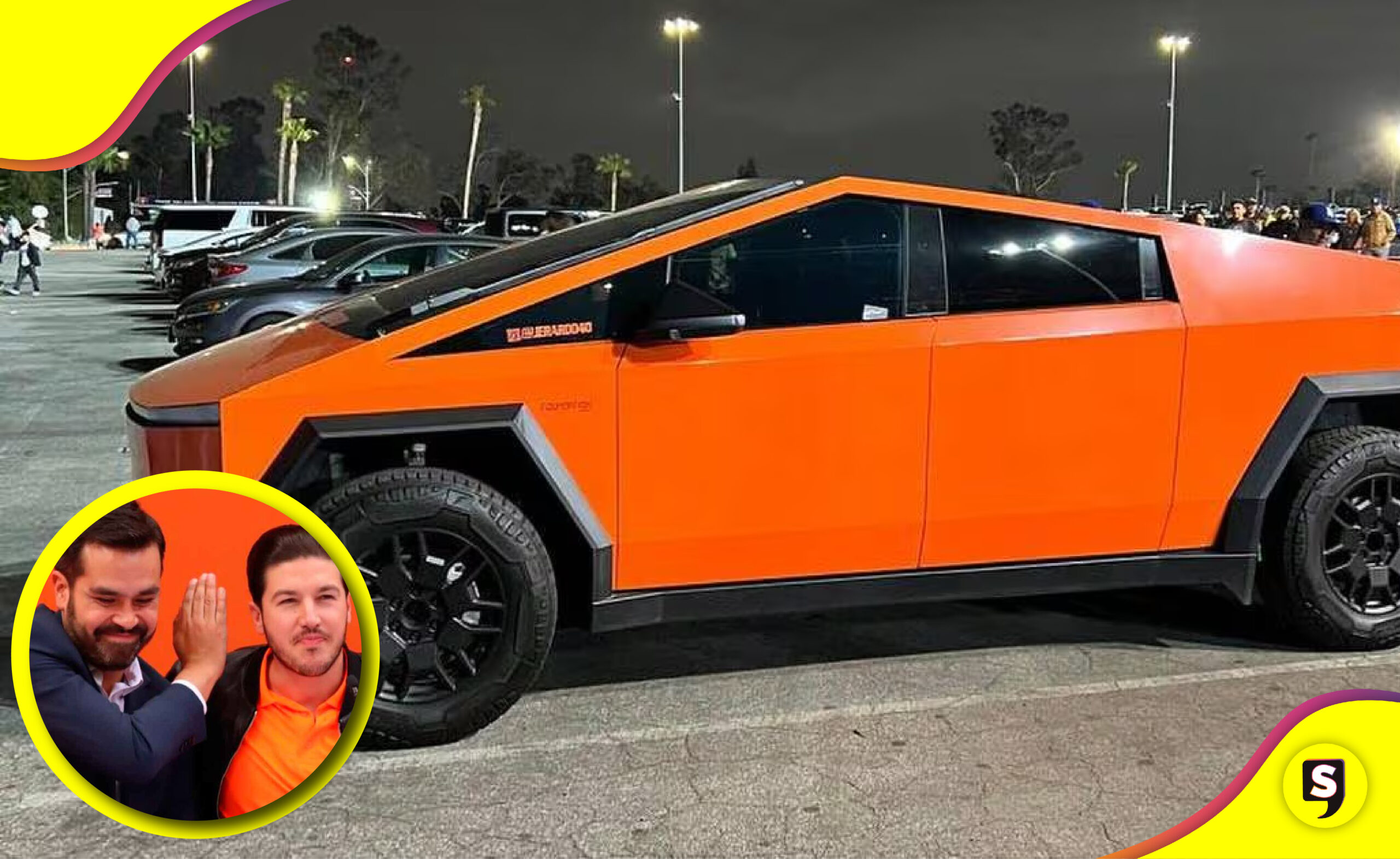 Samuel García va a rifar su Cybertruck