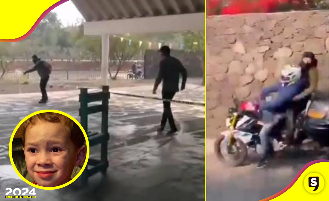 ¡Chequen esto! Motociclistas intentan robar boletas y el karma les llega al instante.