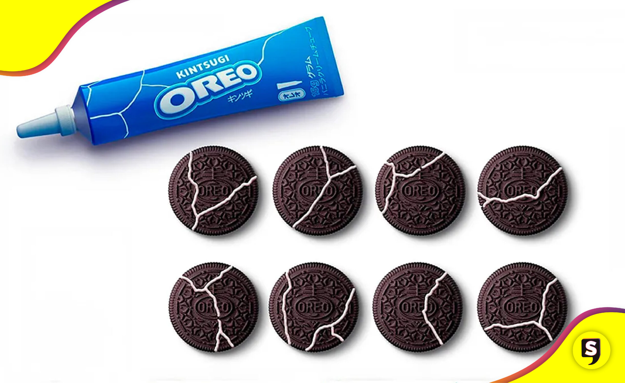 Oreo pegamento comestible