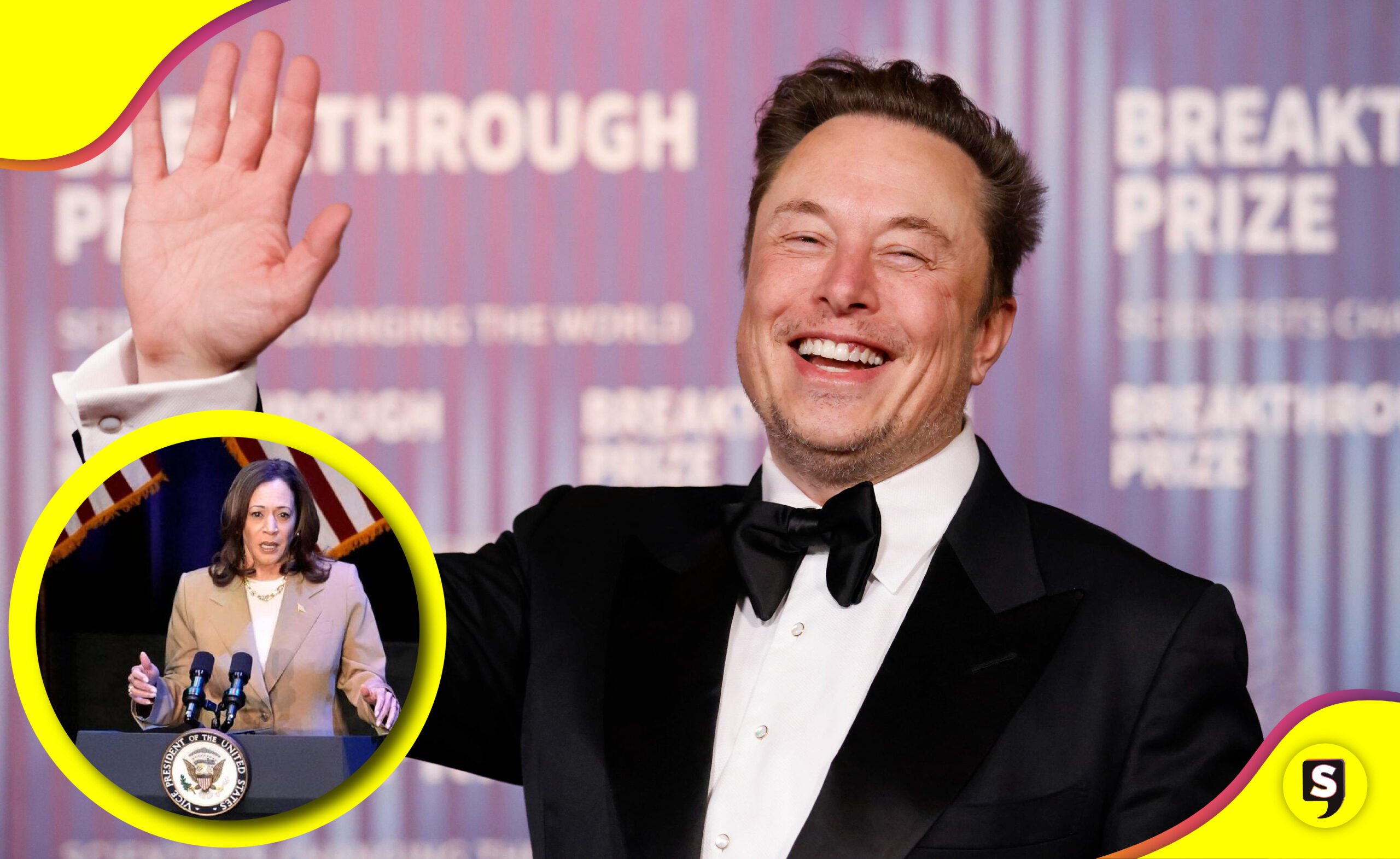 Musk video IA Harris