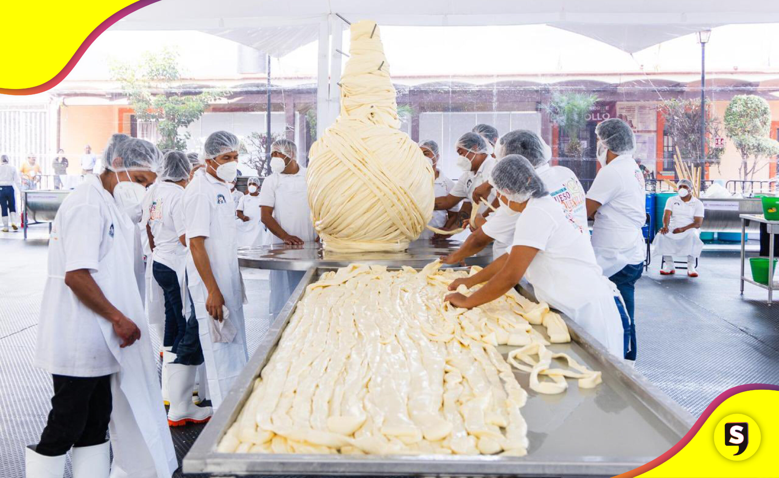Oaxaca Récord Guinness quesillo