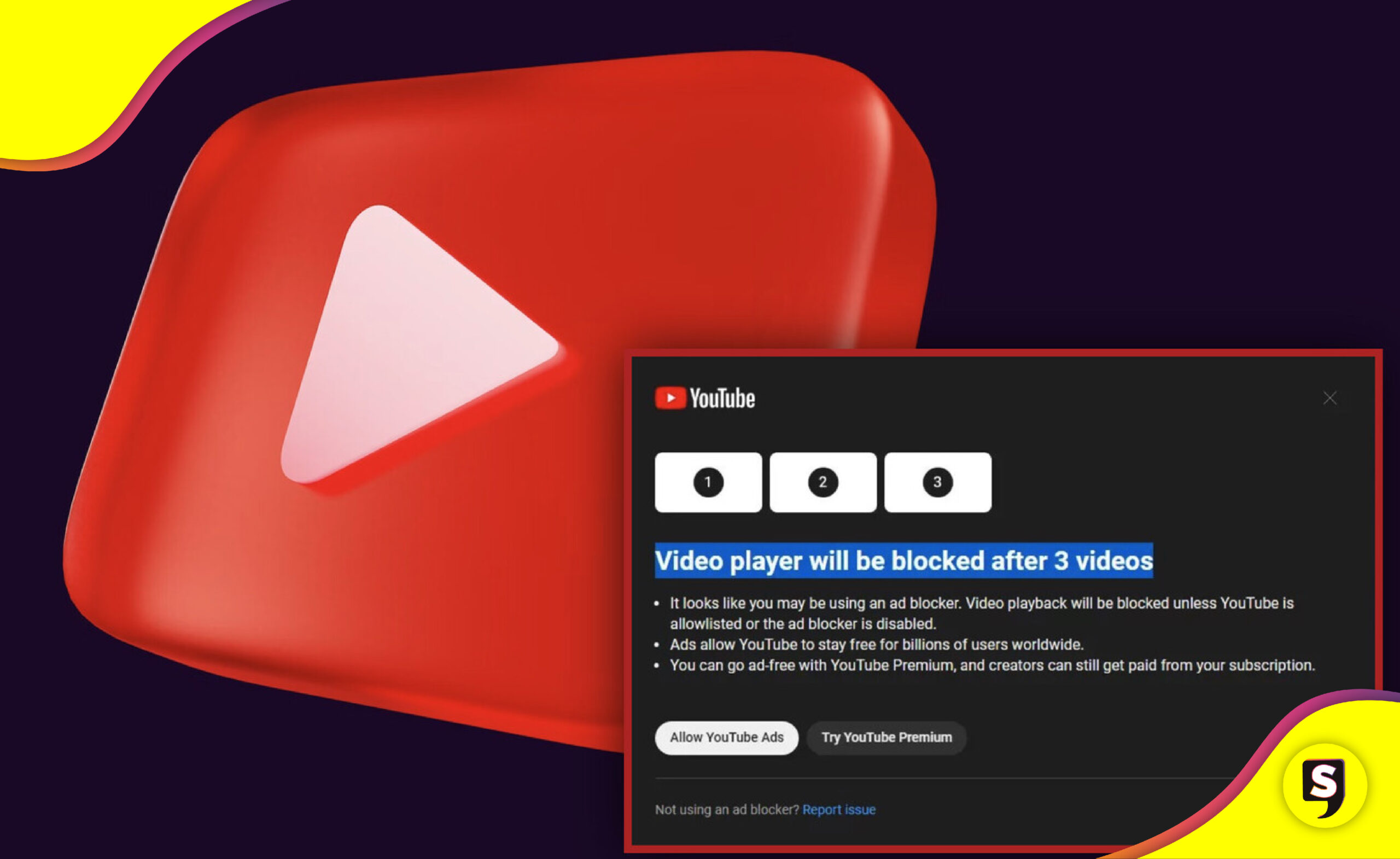 bloqueadores de anuncios YouTube