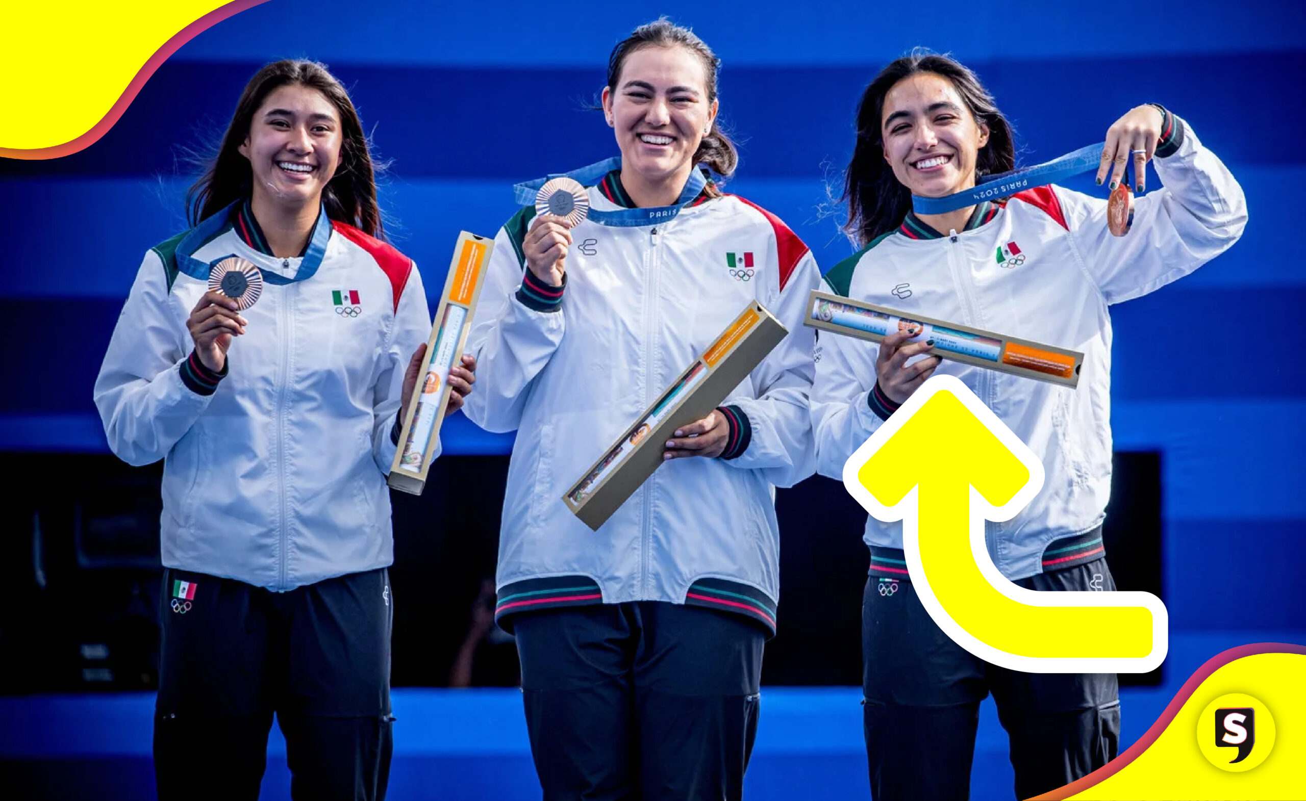 caja medallistas de París 2024