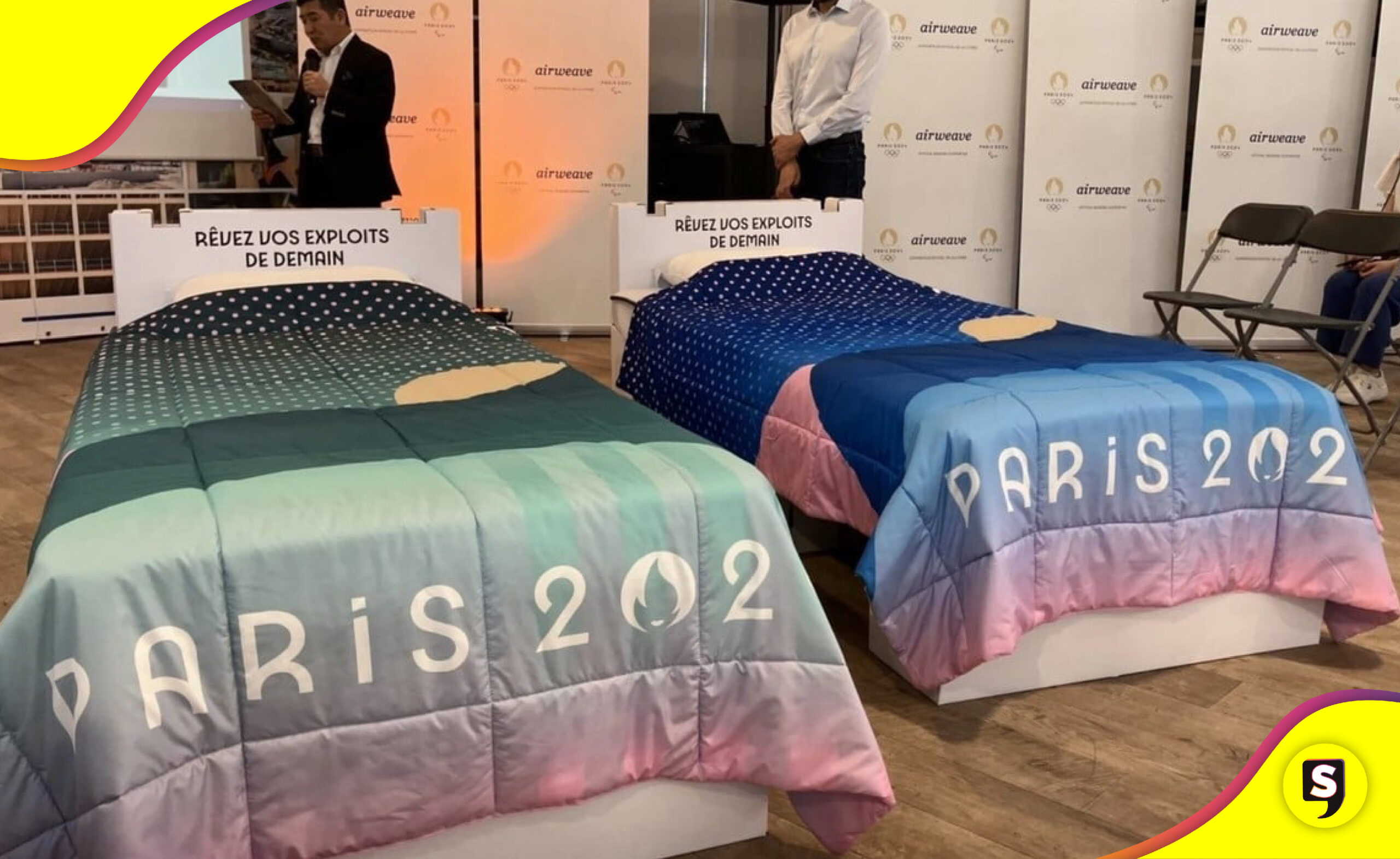 camas antisexo de París 2024