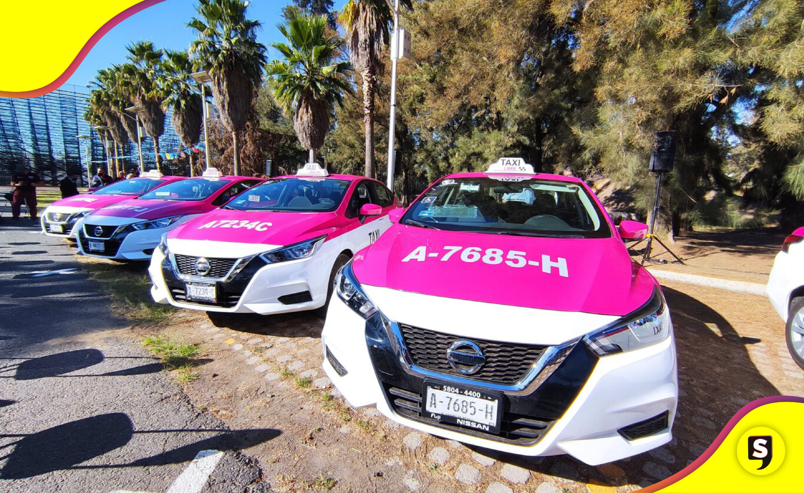 menos taxis rosas en la CDMX
