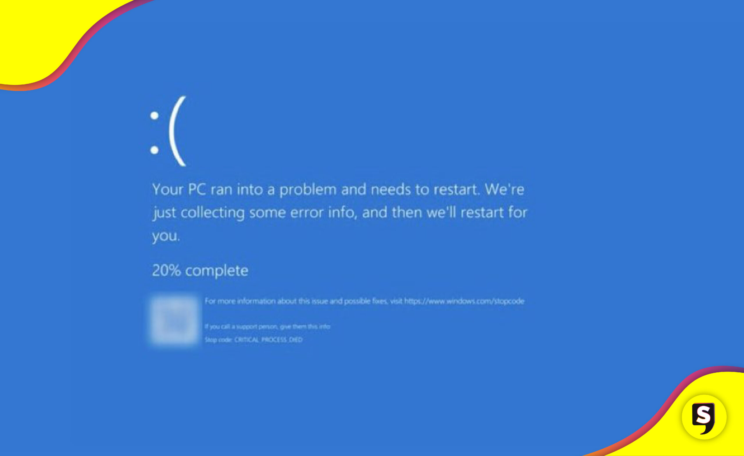 pantalla azul en Windows solución