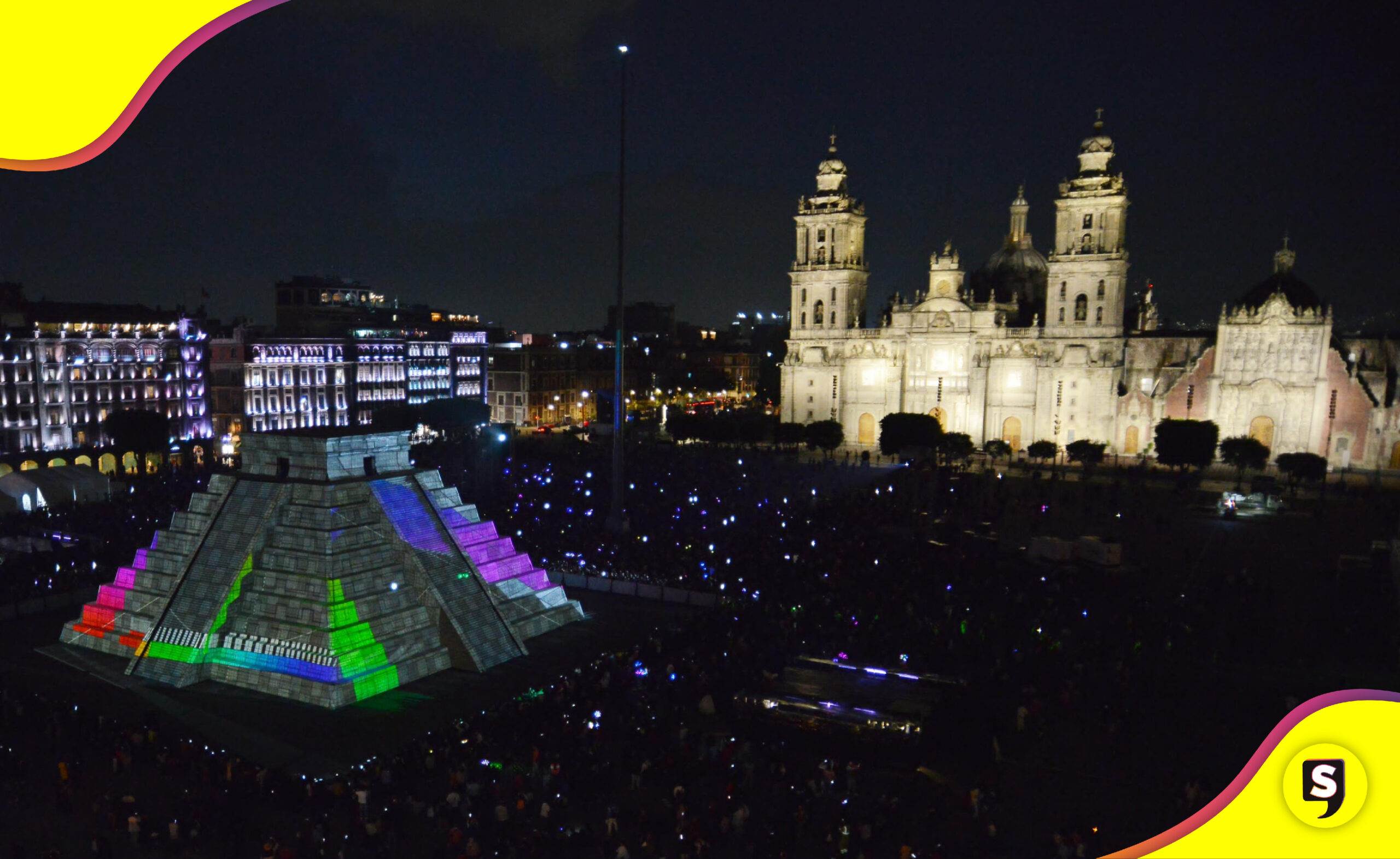 réplica de la Pirámide de Kukulcán en CDMX
