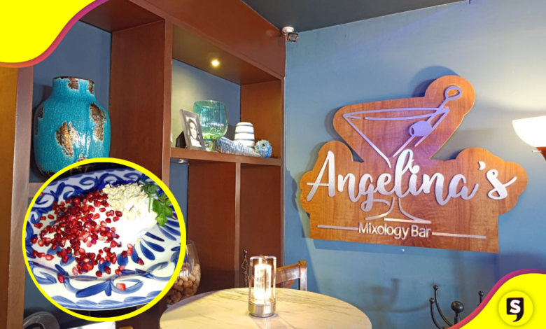 Sabor y tradición: chiles en nogada al estilo Angelina's Mixology Bar.