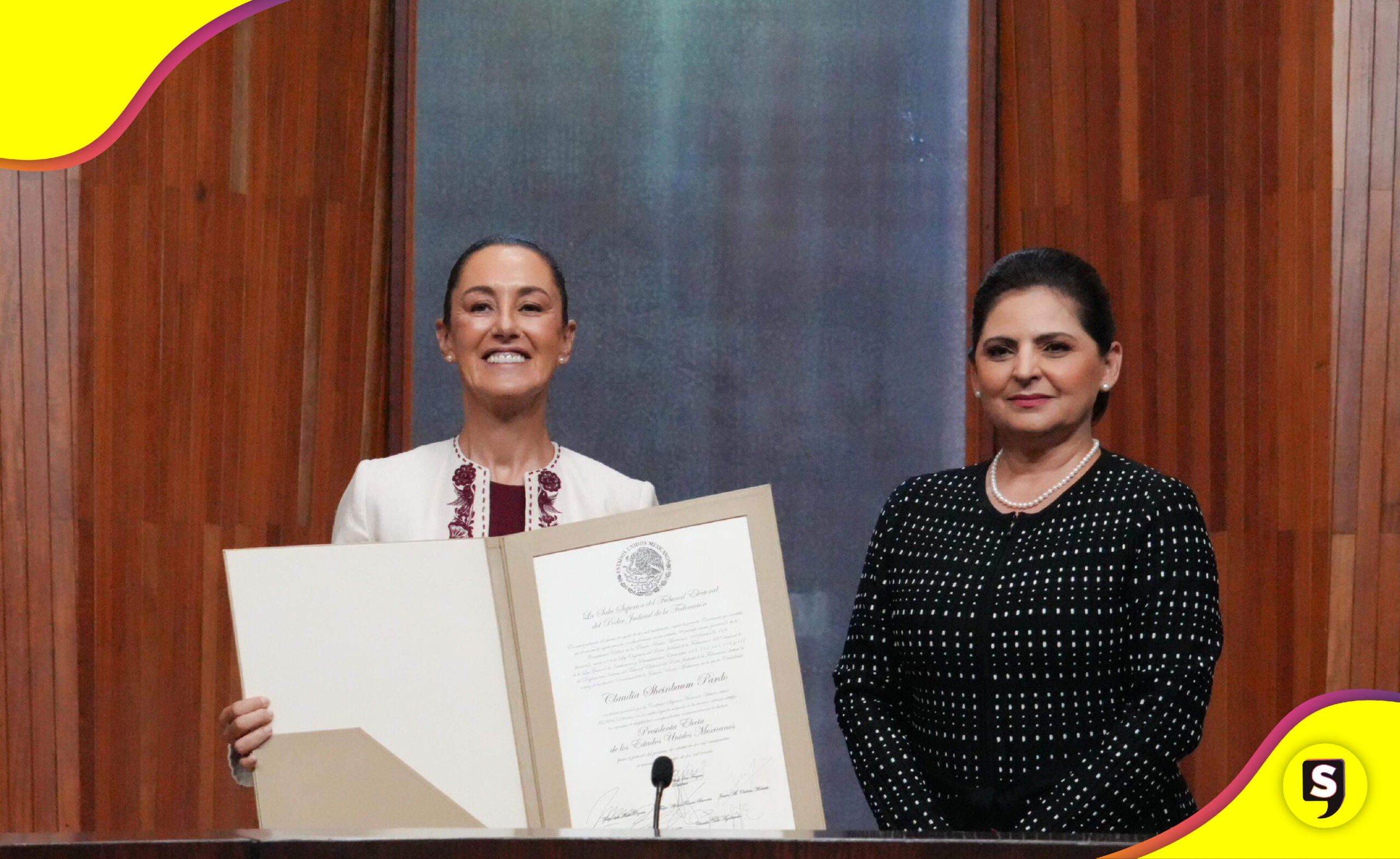 INE felicitación a Claudia Sheinbaum