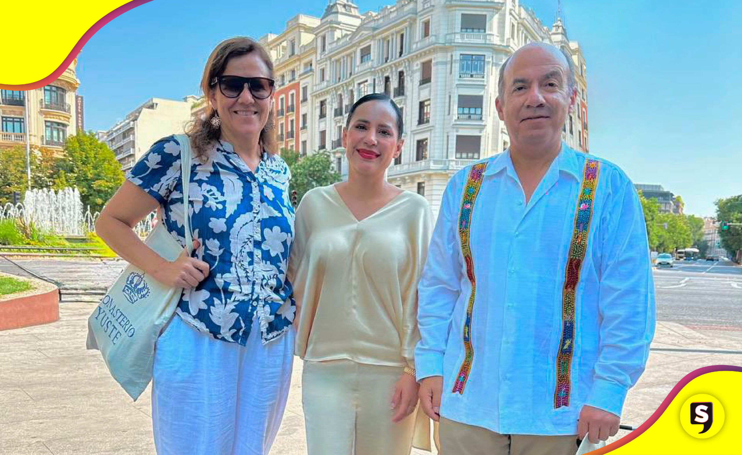 Sandra Cuevas Felipe Calderón