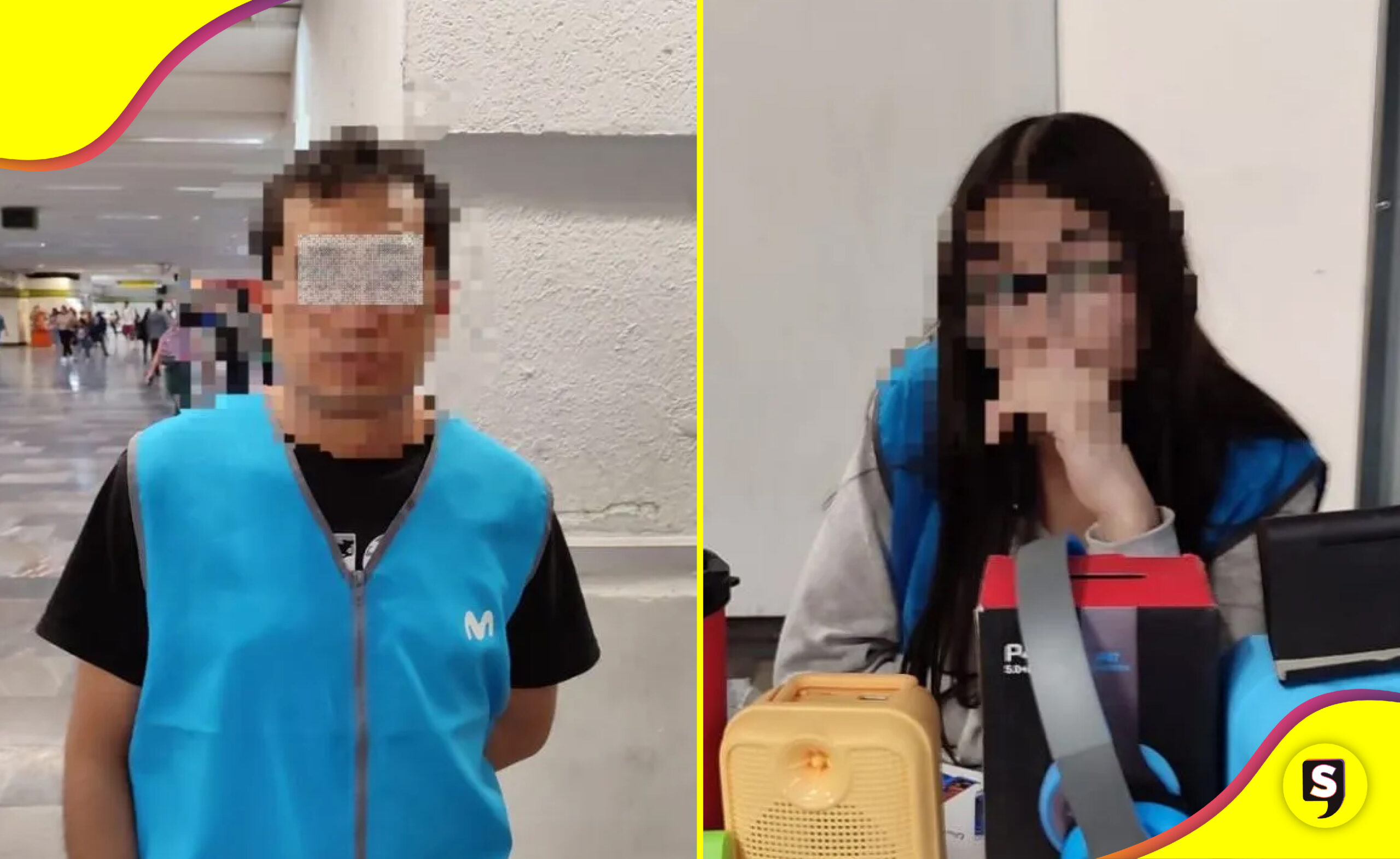pareja delicioso en Metro La Raza