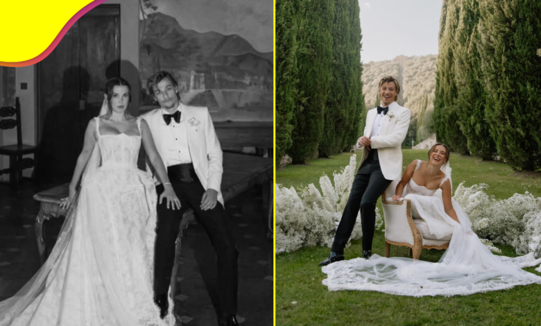 ¡Vivan los novios! Millie Bobby Brown ya es papa casada.