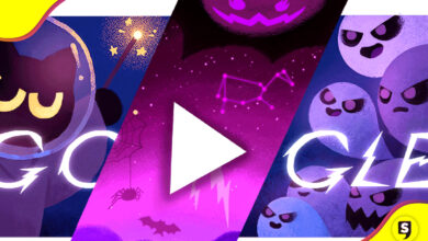 Google Halloween doodle