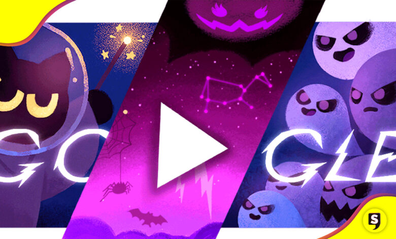 Google Halloween doodle