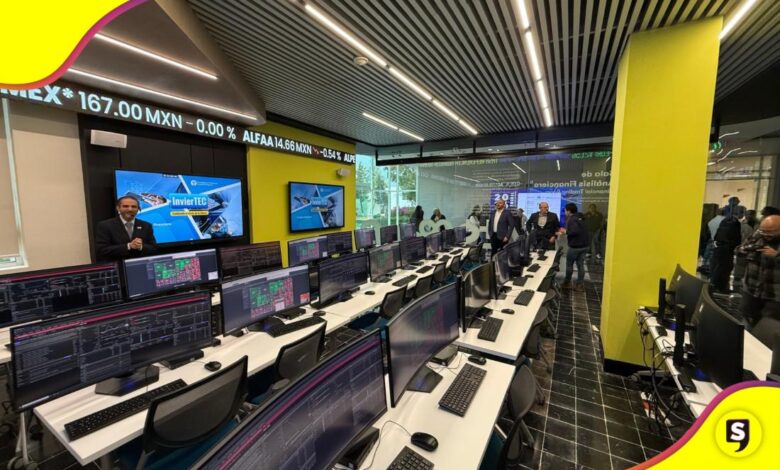 Financial trading room