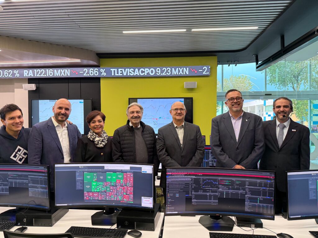 Financial trading room