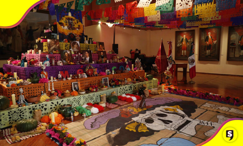 altar de muertos de 7 niveles