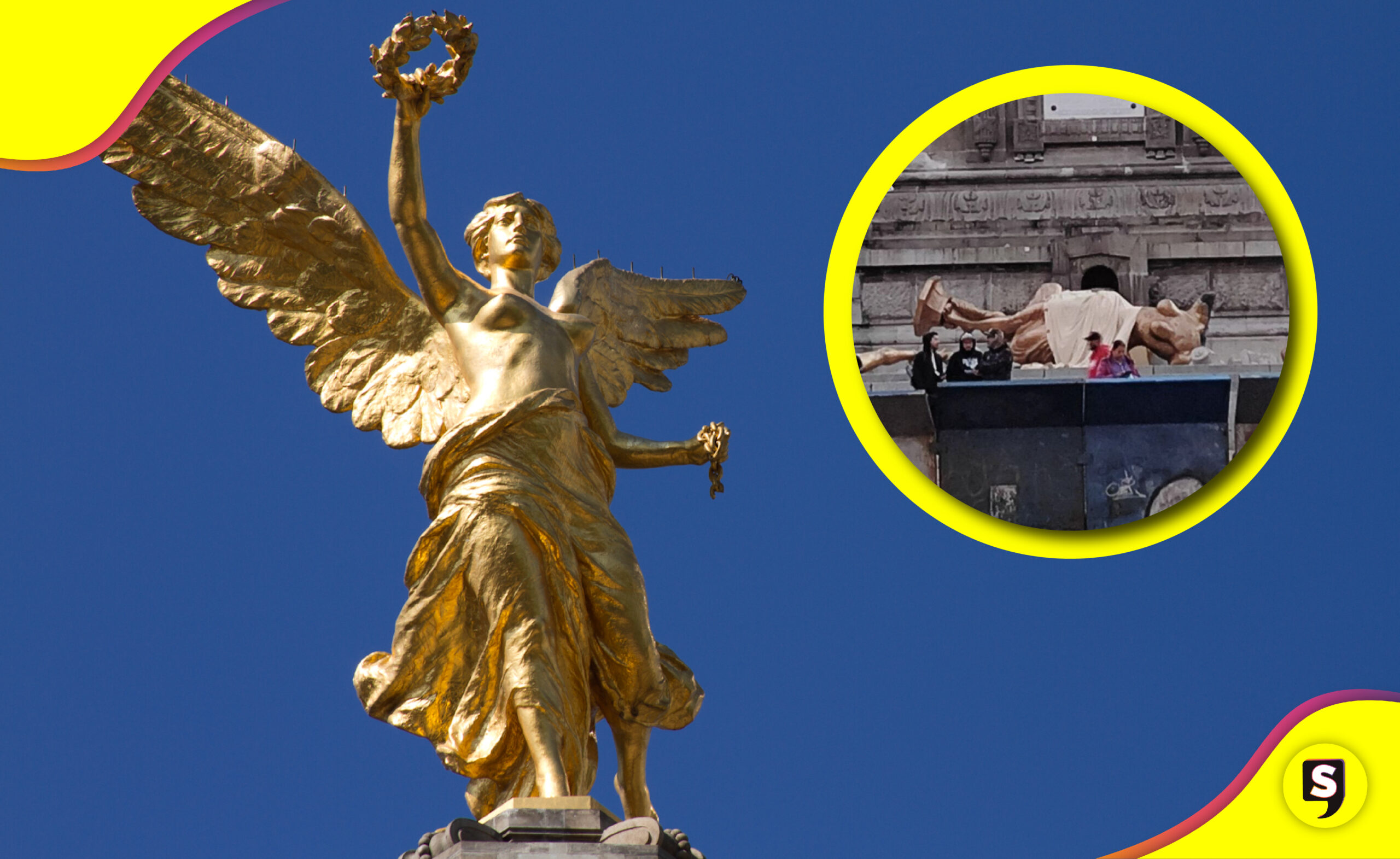 cayó el Ángel de la Independencia