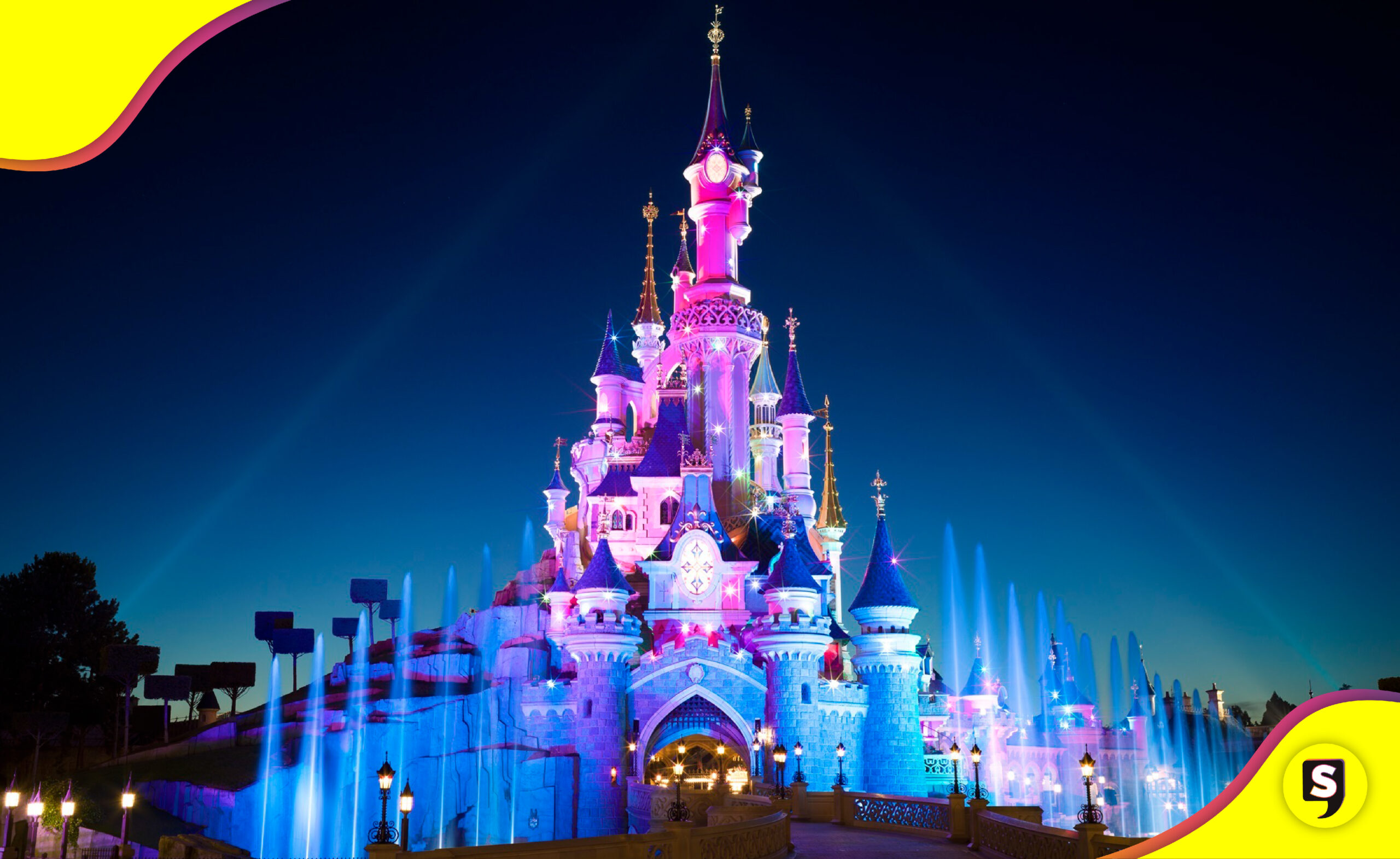 corona dentro de Disney