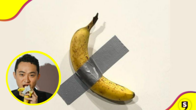 El plátano con cinta de 2 millones ya tiene dueño. Mira lo que le hizo.