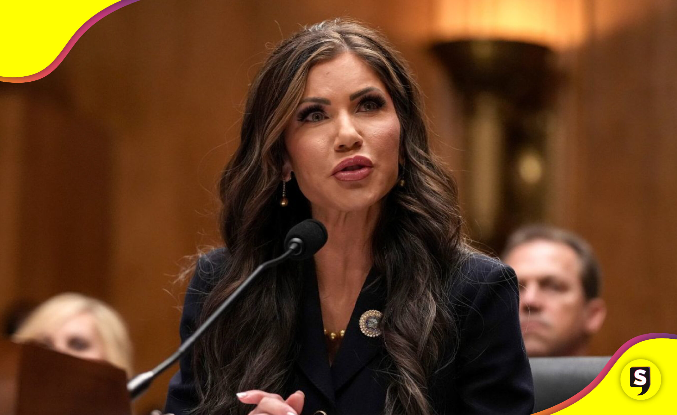 Kristi Noem basura migrantes