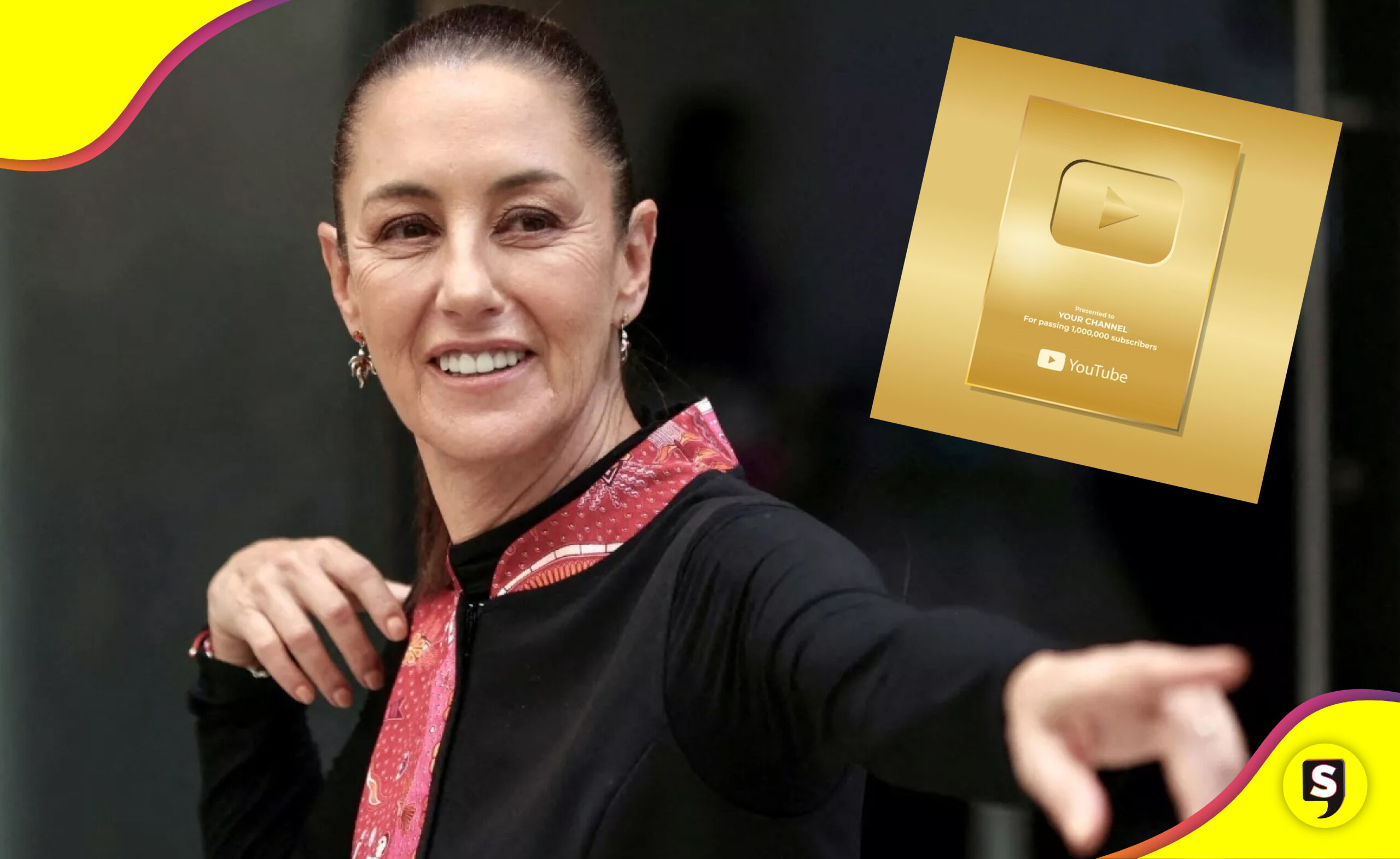 YouTube Sheinbaum millón de suscriptores