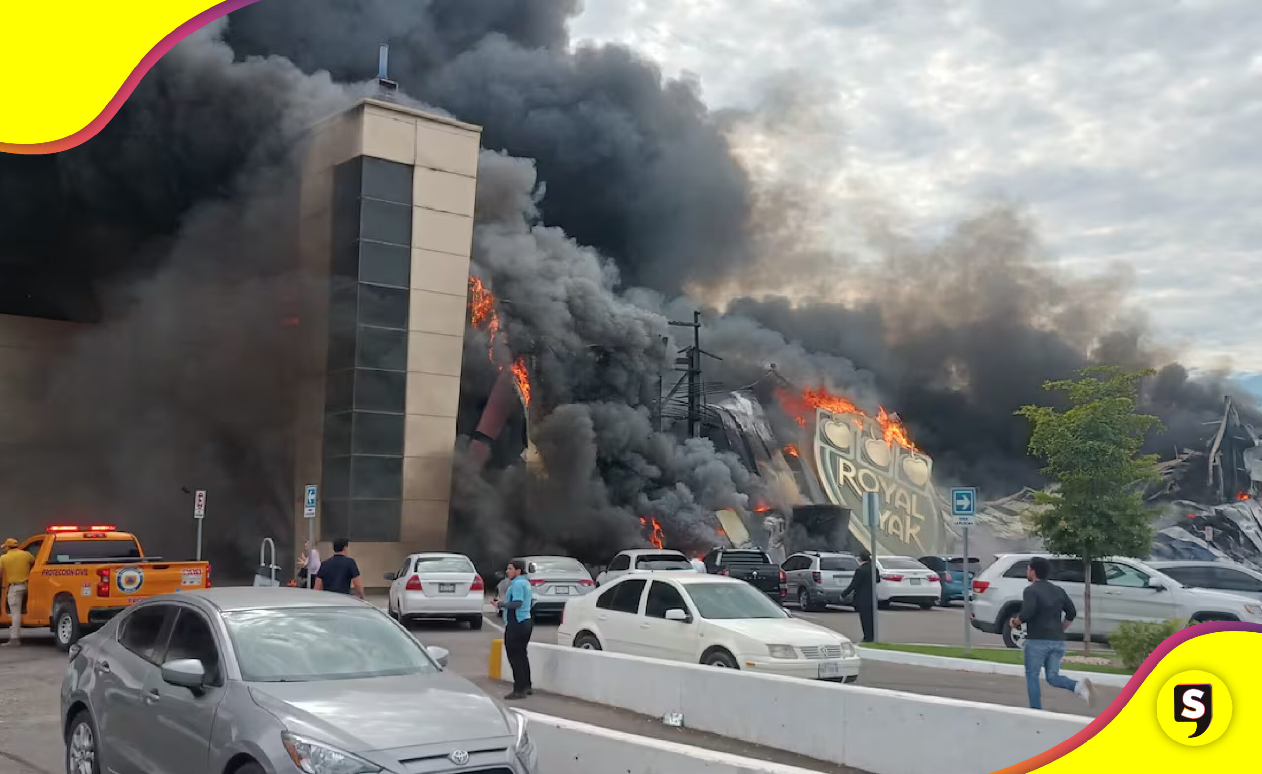 incendio en un casino de Culiacán