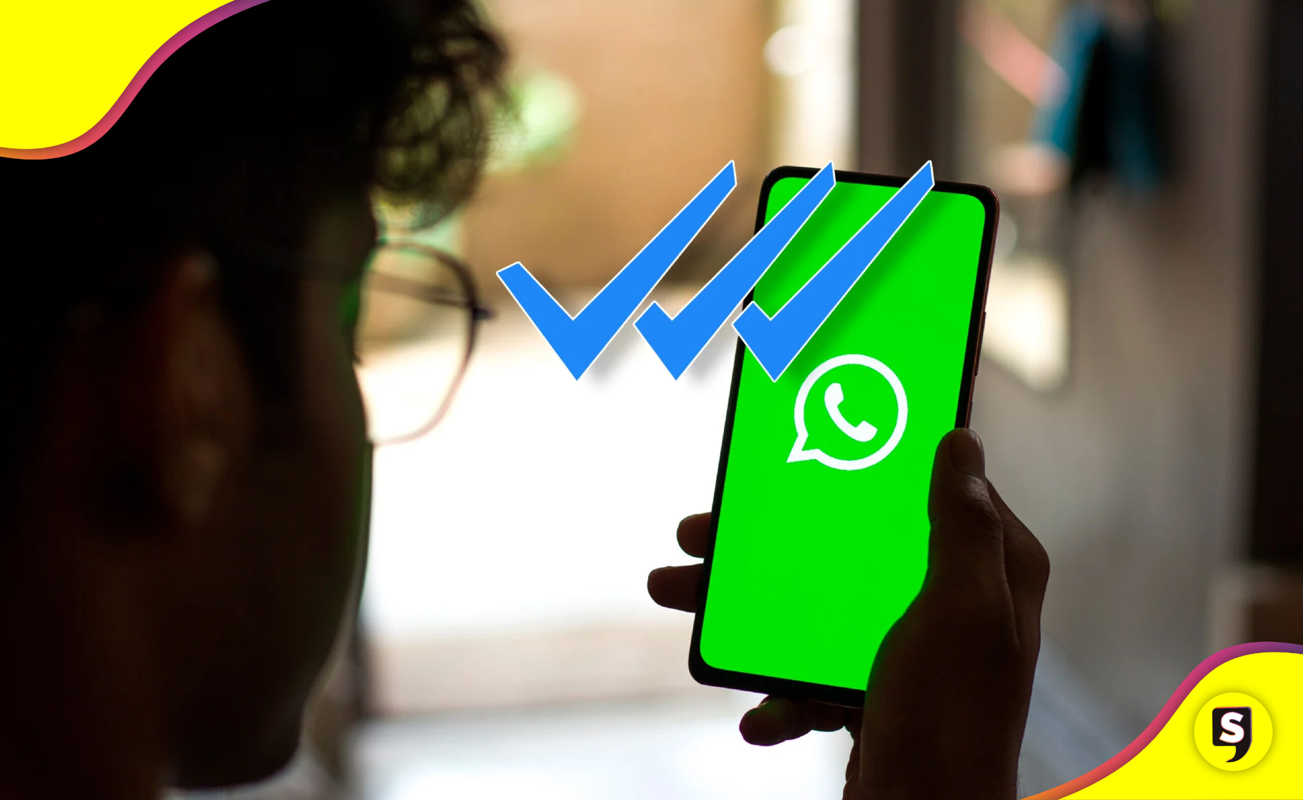 tercera palomita azul de WhatsApp