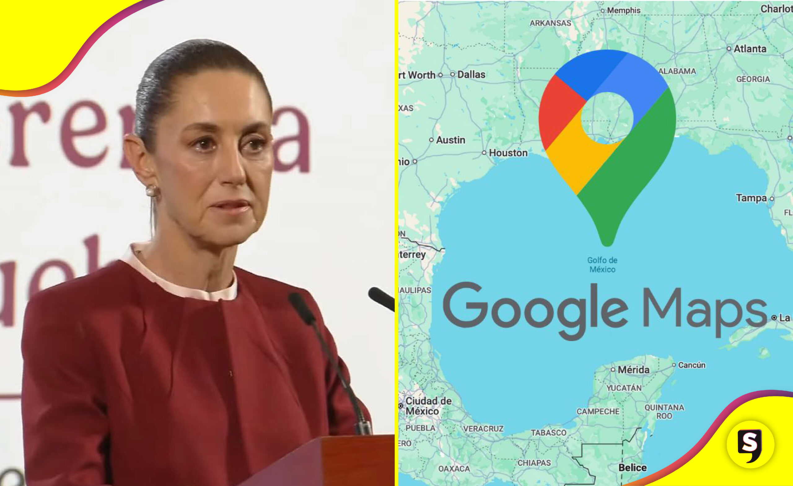 Sheinbaum demanda Google