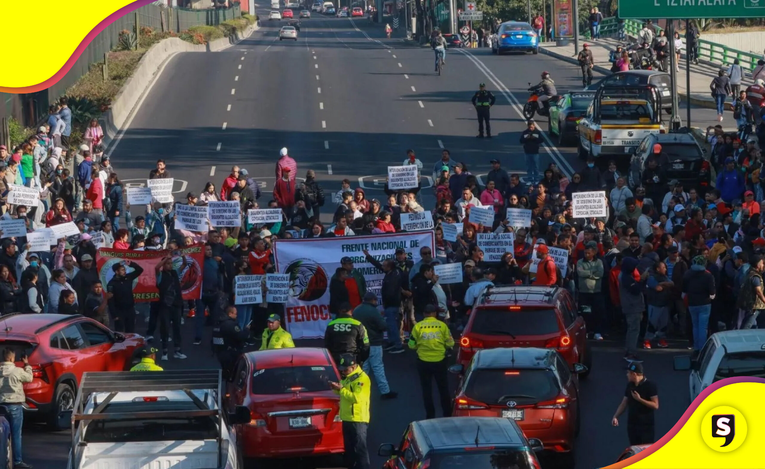 marchas bloqueos Valle de México