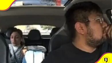 mujer amenaza conductor de Uber