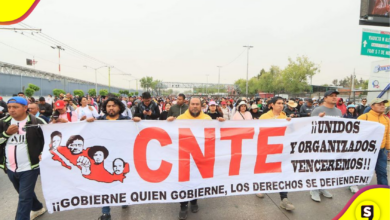 Los bloqueos de la CNTE en CDMX afectan el acceso al AICM y principales vialidades