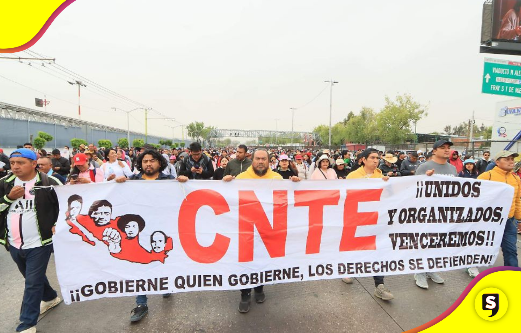 Los bloqueos de la CNTE en CDMX afectan el acceso al AICM y principales vialidades