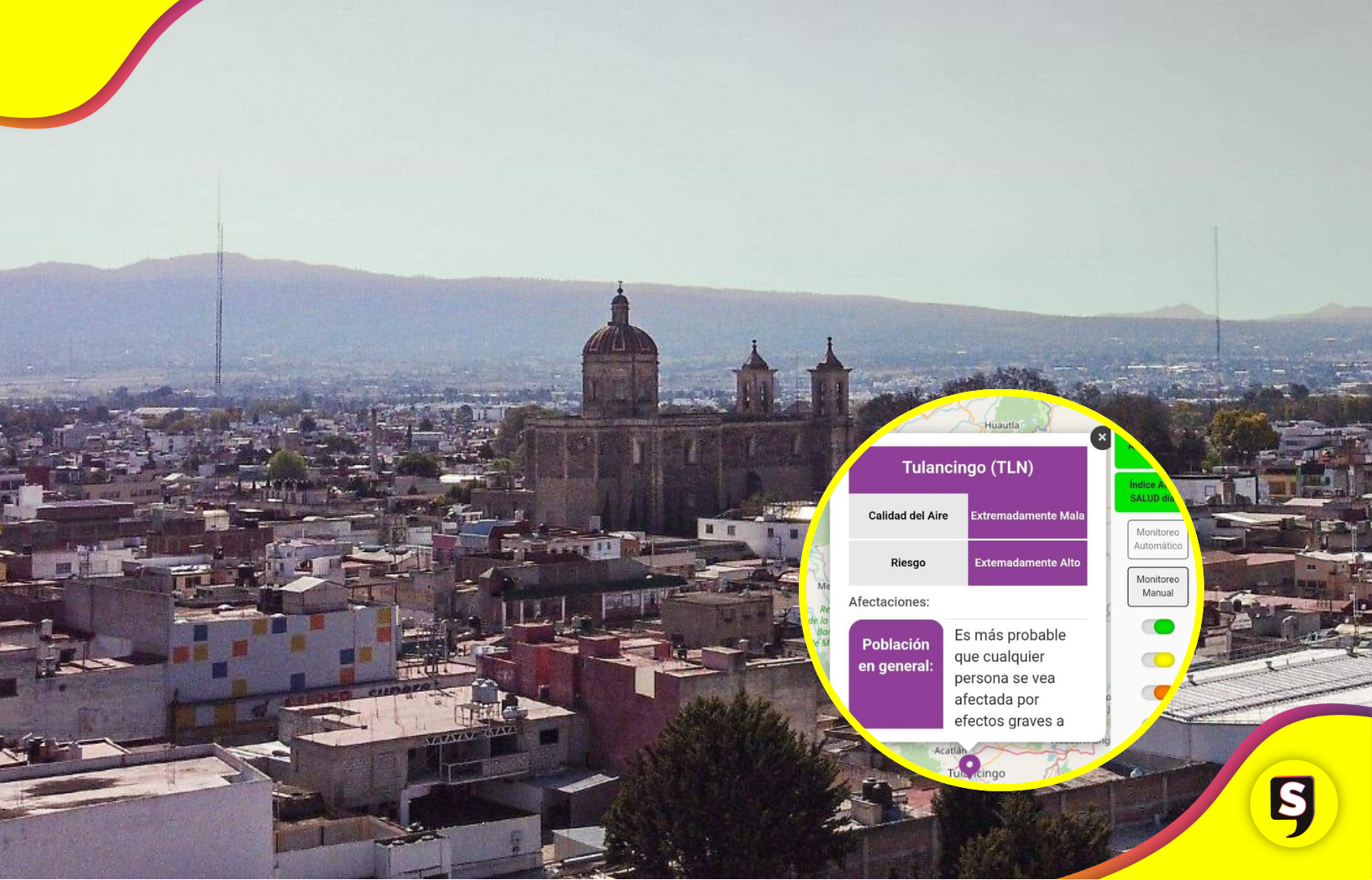 La calidad del aire en Tulancingo es “extremadamente mala”