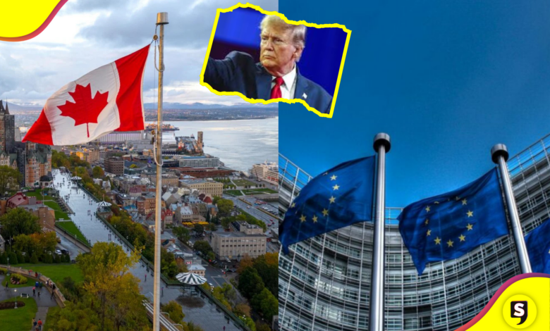 Canadá y la UE Responden a Aranceles de Trump