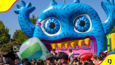 Brinca en este gran monstruo, el inflable más grande del mundo.