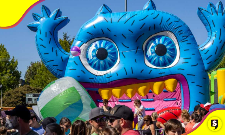 Brinca en este gran monstruo, el inflable más grande del mundo.