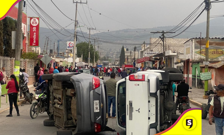 Enfrentamiento en Santa Ana Hueytlalpan: comuneros agreden a policías durante operativo federal