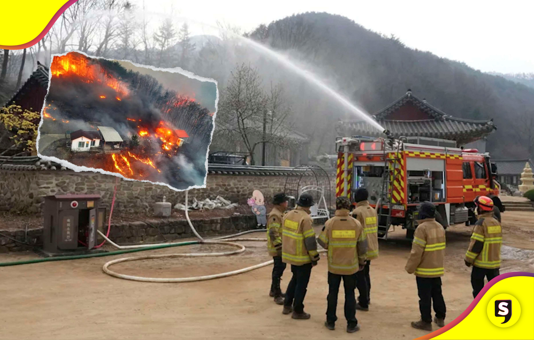 Corea del Sur enfrenta una crisis por incendios forestales