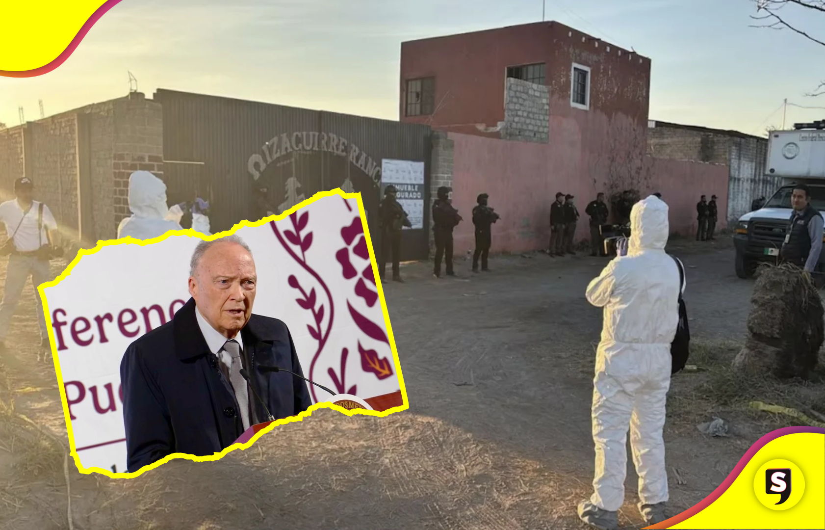 FGR toma control del Rancho Izaguirre tras captura de líder del CJNG