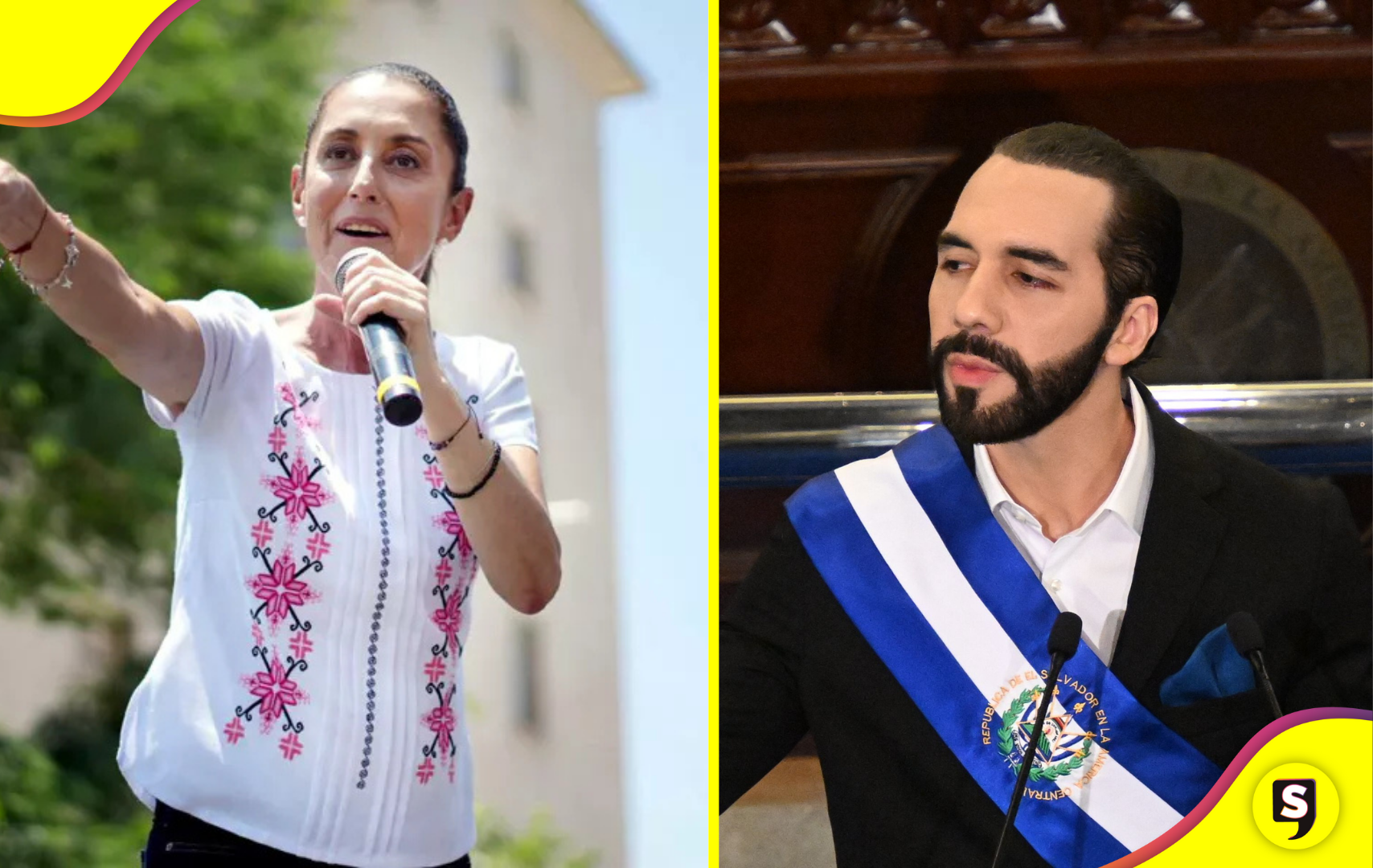 Sheinbaum responde a Nayib Bukele por críticas sobre delincuencia organizada