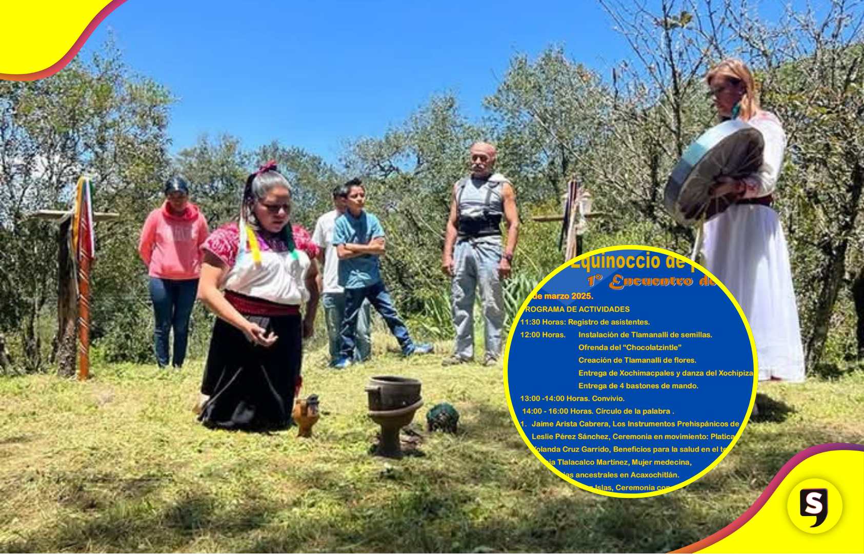 Recibe el equinoccio en Acaxochitlán con un ritual indígena