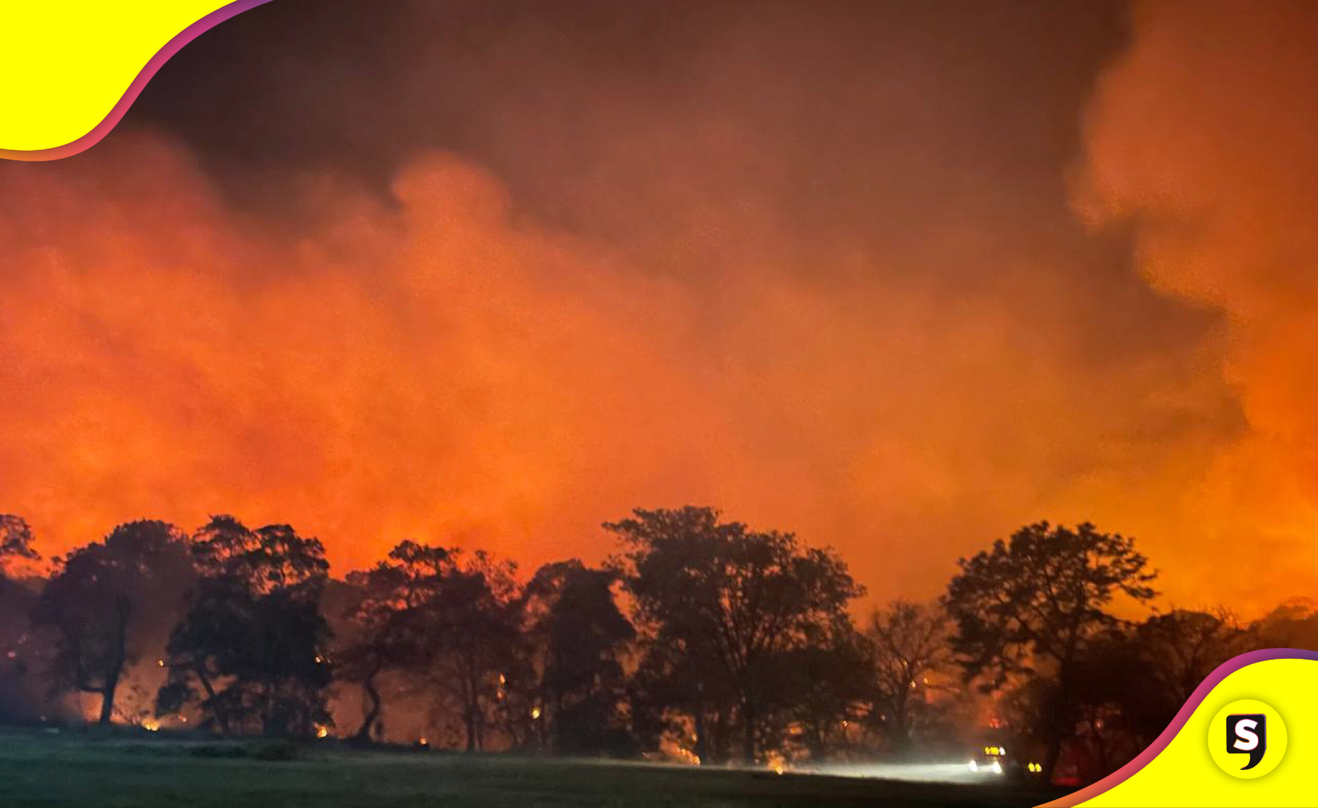 incendio en el Bosque de La Primavera en Guadalajara